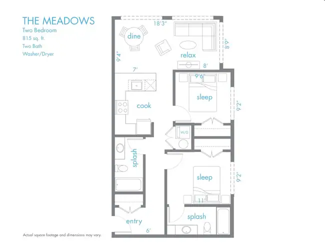 The Meadows 401 floor plan